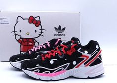 Introducing the Hello Kitty x adidas Astir Polka Dot Sneaker (WMNS), a stylish collaboration between adidas and Hello Kitty. These sneakers feature a playful polka dot design.With adidas' signature comfort and quality, these sneakers are perfect for adding a touch of cuteness to your outfit. Step into style with these limited edition Hello Kitty x adidas Adidas Astir, Shoe Black, Polka Dot Design, Dot Design, Black White Pink, Adidas Originals, Black Shoes, Athletic Shoes, Polka Dot