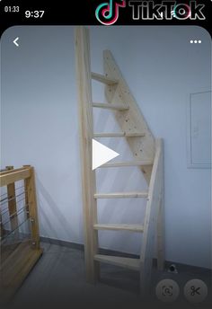 *** hallway ideas bloxburg, hallway ideas narrow, hallway ideas, hallway ideas ikea, hallway ideas modern سلالم حلزونية, Tiny House Stairs, Wooden Staircase, Loft Stairs, Loft Ladder, Attic Stairs, Home Stairs Design, Stair Case, Loft Room