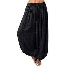 Yoga Plus Size, Genie Pants, Casual Pants Style, Sports Pants Women, Harem Pants Women, Dance Pants, Yoga Dance, Black Wide Leg Pants, New Pant