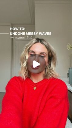 How To Curl Bobbed Hair, Blow Dry For Short Hair, Textured Waves Short Hair, Long Bob Hairstyles Half Up, 5 Min Hairstyles For Short Hair, Short Hair Styling Ideas Easy, Hairstyles For Off The Shoulder Dress Short Hair, Short Hairstyle Beach Waves, How To Short Wavy Hair