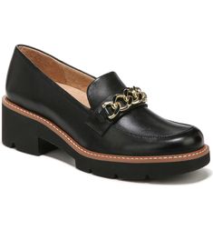 Naturalizer Desi Lug Sole Loafer (Women) | Nordstrom Women's Slip On Shoes, Shoe Boxes, Platform Loafers, Black Loafers, Nike Fashion, Womens Casual, Lug Sole, Casual Shoes Women, Loafers For Women