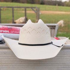 Check out this new Stetson straw hat in 10X quality. Featuring nice design on the crown, it serves cool ventilation during the summer and a nice look. The moisture wicking Dri-Lex sweatband helps with keeping your head dry and soft comfort. 4 1/4" Brim Crown 4 1/2" 10X quality straw hat Grosgrain hat band Cattleman crown Dri-Lex sweatband Reeded sweatband Made in USA Fits true to size compared to most Stetson hats Fitted Western Straw Hat For Ranch, Womens Stetson Cowboy Hat, White Fitted Country Straw Hat, White Straw Cowboy Hat, Stetson Straw Hats, Stetson Open Road Straw Hat, Brown Stetson Cowboy Hat, Stetson Hat, Rodeo Cowboy