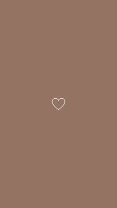 a white heart on a brown background