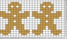 a cross stitch chart with numbers and squares on it, as well as an image of the