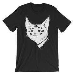 CellsDividing, Artwork By Jennifer O'Toole Cat Creature, Goth Shirt, Emo Outfits, Swaggy Outfits, Edgy Outfits, Dream Clothes, Black T Shirt, Monster High, Cricut Projects