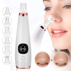 Ships To: United Kingdom Skin Face Care, Best Blackhead Remover, Blackhead Vacuum, Blackheads On Nose, Pore Cleaner, Facial Cleaning, Get Rid Of Blackheads, Clean Pores, Vacuum Suction