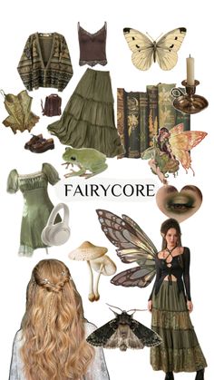 Forest Fairy Aesthetic Clothes, Goblin Core Outfit, Melanie Martinez Outfit Ideas, Hippie Fits, Cottage Core Outfit, Witchy Outfits, Fairycore Clothes, Witch Cottage