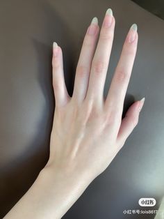 Korean Natural Nails, Cherry Nails, Korean Nails, Glamorous Nails