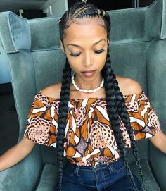 Beads Braids, Wig Braids, Eyeshadow Eyebrows, Women Braids, Styles Braids, Feed In Braids Hairstyles, Micro Braids