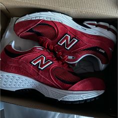 Never Been Worn Before New Balance Shoes Red, Red New Balance, New Balances, New Balance Shoes, New Balance, Athletic Shoes, Women Shoes, Red, Women Shopping