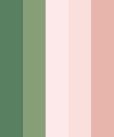 the color palette is green and pink