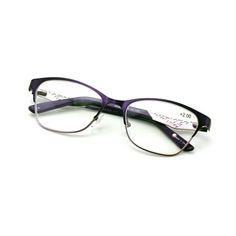 Beautifully crafted cateye readers made with stainless steel anti-allergen frame. Size: 1.00.  Color: Clear. Optical Frames, Glasses Fashion, Reading Glasses, Cat Eye, Size 2, Stainless Steel, Reading, Frame, Color