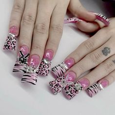 2000s Nails, Duck Nail, Long Acrylic, Sparkle Nails, Nails Inspo, Best Acrylic Nails, Long Acrylic Nails