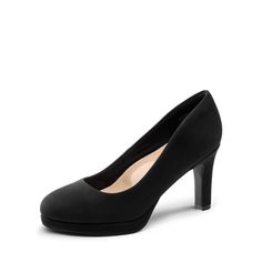 PRICES MAY VARY. Classic Style: Boasting a 0.8-inch platform, these round-toe women’s pumps offer comfort & versatility to your wardrobe. Elegant Posture: Designed with a 2.95-inch heel that elongates your legs & offers a confident, elegant look. Cushioned Insole: Every step you take is cushioned by a soft insole that provides optimal comfort and arch support. Maximum Comfort: These women's heels feature a soft jersey lining & PU upper that is gentle against the skin, keeping you feet comfortabl Elegant Posture, Dress Shoes For Women, Heels Comfortable, Work Shoes Women, Comfortable Office, Pants Skirts, Heels Platform, Slip On Pumps, Every Step You Take