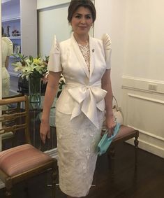 Modern Fipiniana Dress, Philippine Sona Outfit, Filipiniana Top And Pants, Filipiana Dress Modern Classy, Modern Filipiniana Outfit Classy Pants, Modern Filipiniana Outfit Classy, Simple Filipiniana