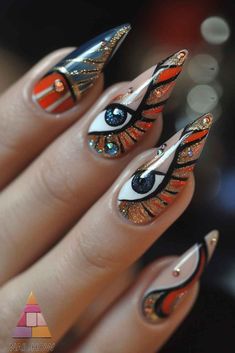 Egyptian Nails, Powerful Statements, Occasion Nails, Uñas Aesthetic, Silk Wrap Nails, Cartoon Nails, Nail Coat, Egyptian Inspired, Nail Prices