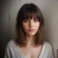 Long Bob With Fringe Fine Hair, Lob Haircut With Bangs Fine Hair, Lob With Fringe Fine Hair, Fringe Medium Length Hair, Medium Haircut Bangs, Middle Part Bangs Medium, Lob With Curtain Bangs Fine Hair, Fine Thinning Hair Haircuts, Bangs Small Forehead