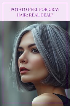 Want to know if potato peel can effectively reverse gray hair? Discover the secret natural remedy for gray hair and its impact on lifestyle. Click now to unveil this intriguing solution! Benefits Of Potatoes, Canned Potatoes, Peeling Potatoes, Scalp Health