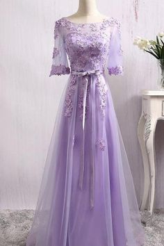 Beautifully Designed Wedding and Bridesmaid Dresses | Marrily Wedding | Luulla Lilac Prom Dress, Evening Dress With Sleeves, Bacon And Asparagus, Creamy Chicken Spaghetti, Mom Wedding Dress, Purple Wedding Dress, Lace A Line Dress, Chicken Spaghetti Squash, Prom Dress Evening