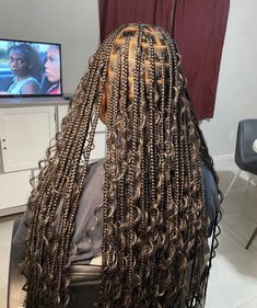 Knowles’s Boho Braids, Big Boho Braids, Medium Goddess Knotless Braids, Long Boho Braids, Medium Boho Knotless Braids, Black Knotless Braids, Boho Braided Hairstyles