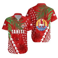 Tahiti Rugby Hawaiian Shirt Check more at https://goldenandhoodie.com/tahiti-rugby-hawaiian-shirt-8792/ Coconut Leaves, Bleach Color, Aloha Shirt, Hawaii Shirt, Exquisite Rugs, Professional Look, Beach Shorts, Tahiti