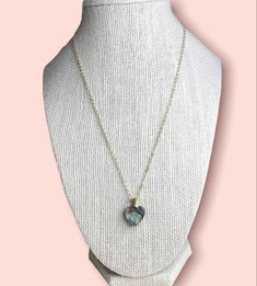 -Genuine heart abalone necklace! -Abalone healing properties: strengthens feelings of compassion, love, and peace. It enhances tranquility and has an overall soothing energy. It's helpful in times of emotional stress. #abaloneshell #abalonenecklace #crystals #crystalhealing #shells #gifts #giftforher #heartnecklace #heart #giftformom #birthdaygifts #necklaces #jewelry Abalone Shell Gemstone Jewelry Gift, Abalone Shell Round Pendant Jewelry Gift, Gift Gemstone Jewelry With Abalone Shell, Spiritual Crystal Necklace With Heart Beads For Gifts, Spiritual Crystal Necklace With Heart Beads As Gift, Spiritual Necklace With Heart Charm For Memorial, Spiritual Labradorite Crystal Necklace As Gift, Handmade Keepsake Necklaces For Valentine's Day, Handmade Keepsake Necklace For Valentine's Day