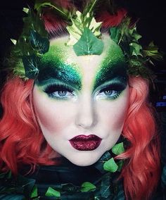 Musical Makeup, Interesting Makeup, Nature Costume, Ivy Cosplay