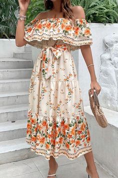 Loose Clothing, Fall Winter Dresses, Printed Dresses, Loose Outfit, Belleza Natural, Long Blouse, Winter Dresses, Fall Dresses, Light Yellow