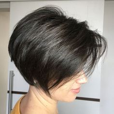 Short haircuts that are stop-you-in-your-tracks gorgeous Black Pixie, Hair Layers, Thick Wavy Hair, Bob Hairstyles For Thick, Short Hairstyles For Thick Hair