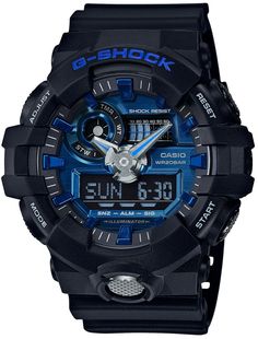 CASIO G-SHOCK GA-710-1A2JF Japan Domestic Product Overview Features World time Details Package Dimensions: 4.3 x 4 x 3.2 inches Shipping Weight: 7.8 ounces Item model number: GA-710-1A2JF Batteries: 1 Lithium ion batteries required. (included) Brand, Seller, or Collection Name: Casio Model number: GA-710-1A2JF Part Number: GA-710-1A2JF Model Year: 2017 Item Shape: Round Display Type: Analog and digital Case diameter: 5.3 centimeters Case Thickness: 18.4 millimeters Band Material: Resin Band Color: Black Dial color: Blue Special features: Timer, World time Item weight: 2.56 Ounces Movement﻿: Quartz Payment and Shipping We accept payment only through Paypal. We ship the item worldwide. We ship within 1-2 business days after payment is confirmed. We ship the item via EMS or FedEx. Insurance w G Shock Men, G Shock Black, Casio G Shock Watches, Shocking Blue, Casio Vintage, Blue Watches, G Shock Watches, Mens Watches Black, Casio G Shock