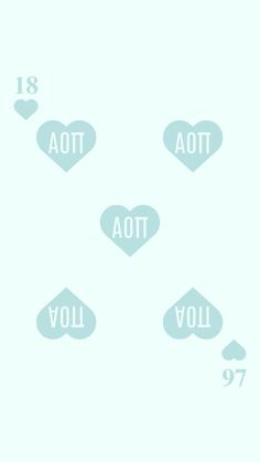 the words in different languages are arranged on a light blue background with hearts and arrows