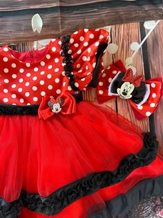 This is a great costume or birthday dress Holiday Princess Costume Dresses, Playful Dresses For Holiday Parties, Themed Dress-up Dresses For Halloween, Themed Halloween Dress-up Dresses, Fitted Princess Dress With Bow For Dress-up, Playful Christmas Party Dresses, Red Halloween Dress For Dress-up, Red Princess Costume Dress, Red Dress For Halloween Dress-up