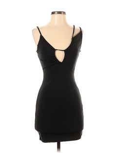 Forever 21 Cocktail Dress Size: Small Black Dresses - new. 95% POLYESTER, 5% SPANDEX, Bodycon, Scoop Neck, Short, Sleeveless | Forever 21 Cocktail Dress - Bodycon: Black Dresses - New - Size Small Cheap Forever 21 Mini Cocktail Dress, Small Black Dress, Black Cocktail, Dress Bodycon, Black Cocktail Dress, Black Dresses, Handbags For Women, New Dress, Scoop Neck