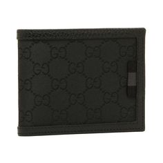 This sleek design from Gucci makes the ideal everyday wallet. It is crafted from black canvas with leather trim, and is the perfect compact size. Wherever you go, this wallet keeps the essentials close with the classic style of Gucci. Model: 260987 Black GG Canvas with Leather Trim Black Web Stripe Tab Leather Interior 6 credit card slots, 2 bill slots Measures 4.5" x 0.5" x 3.75" (lwh) ity Cards and Gucci Box Made in Italy Designer Black Wallets With Interior Card Slots, Luxury Black Trifold Wallet With Rfid Blocking, Designer Business Trifold Wallet, Luxury Black Everyday Wallet, Luxury Black Everyday Wallets, Luxury Black Trifold Wallet, Designer Black Bifold Wallet, Luxury Black Trifold Wallet For Business, Designer Bifold Business Wallet