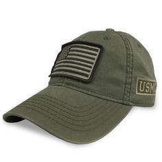 USMC Patch Flag Hat (Moss) Different Hat Styles, Navy Girlfriend, Popular Hats, Military Pride, Military Girlfriend, Army Wives, American Flag Patch, Military Marines, Marine Mom