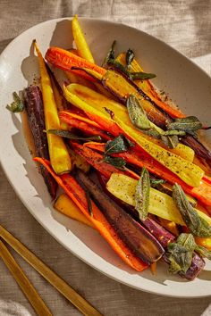 Roasted Carrots with Sage Brown Butter Deserve a Spot on Your Thanksgiving Table Brown Butter Sage Carrots, Butter And Sage Sauce, Sage Brown Butter, Sage Sauce, Roasted Carrots Recipe, Easy Breakfast Brunch, Healthy Vegetable Recipes, Easy Vegetable, Dessert Smoothie