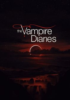 the vampire's dares movie poster with an orange glow in the sky above it