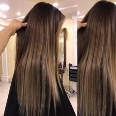 Hair Color Flamboyage, Brown Hair Shades, Bronde Hair, Turquoise Hair, Hair Color Light Brown, Hair Done, Ombré Hair, Hair Brown