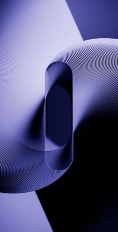 an abstract blue background with curved lines and a square object in the center that appears to be distorted