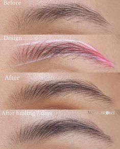 Nano Strokes Eyebrows, Nano Brow Pattern, Phi Brows Microblading, Microblading Strokes, Hairstroke Eyebrows, Bridal Hair Up, Best Eyebrow Makeup, Phi Brows