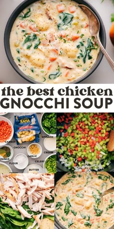 Chicken Gnocchi Soup Chicken Potato Gnocchi Soup, Chicken Dumplings With Gnocchi, Chicken And Dumplings Using Gnocchi, Chicken Noodle Gnocchi Soup, Recipes For Gnocchi Meals, Healthy Gnocchi Soup Recipes, Chicken And Gnocchi Soup Crockpot, Gnocchi Vegetables