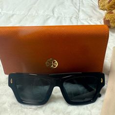 They Are Brand New Without Tags Used A Few Times . Beautiful Luxury Black Sunglasses For Travel, Tory Burch Sunglasses, Colored Sunglasses, Sunglasses Accessories, Tory Burch, Women Accessories, Sunglasses, Brand New, Tags