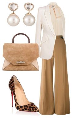 Hipster Shoes, Leopard Print Heels, Professional Attire, Looks Chic, Vogue Fashion, Komplette Outfits, Business Attire, Style Women