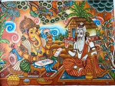 3d Relief Art, Drawing Scenery, Artwork Canvas, Vedic Art, Goddess Artwork