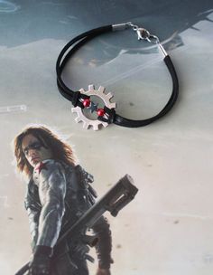 Winter Soldier Bracelet Marvel Comic Inspired Jewelry Bucky Barnes Captain America Comic Faux Suede Winter Soldier Comic, Faux Suede Bracelets, Bucky Barnes Captain America, Avengers Outfits, Fandom Jewelry, Captain America Comic, Suede Bracelet, Comic Book Collection