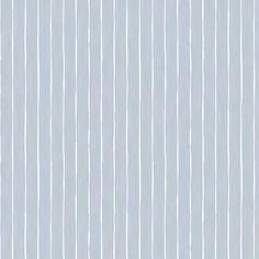 a blue and white striped wallpaper with vertical lines