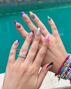 Taylor Swift Nails: 30 Album Inspired Looks For The Different Eras Eras Nails, Swift Nails, Taylor Swift Nails, Vday Nails, Nails Inspired, Cute Spring Nails, Almond Nails Designs, Nails French, Short Acrylic Nails Designs