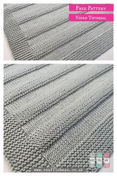 the knitting pattern for this rug is very easy to knit