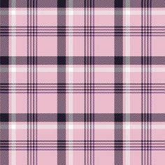 a pink and black plaid pattern is shown in this image, it looks like the fabric has