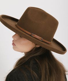 Vegan leather band with adjustable metal slide closure for the perfect fit. These are sized to our hats to ensure they sit flush against every hat style. Trim any of your Gigi Pip felt + straw brims for a personalized look! Men Hats Styles, Gigi Pip, Travel Hat, Metal Slide, Hat Style, Western Hats, Leather Slides, Felt Hat, Hat Band